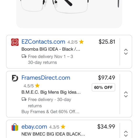 BMEC reading glasses big idea NWOT - Picture 7 of 9